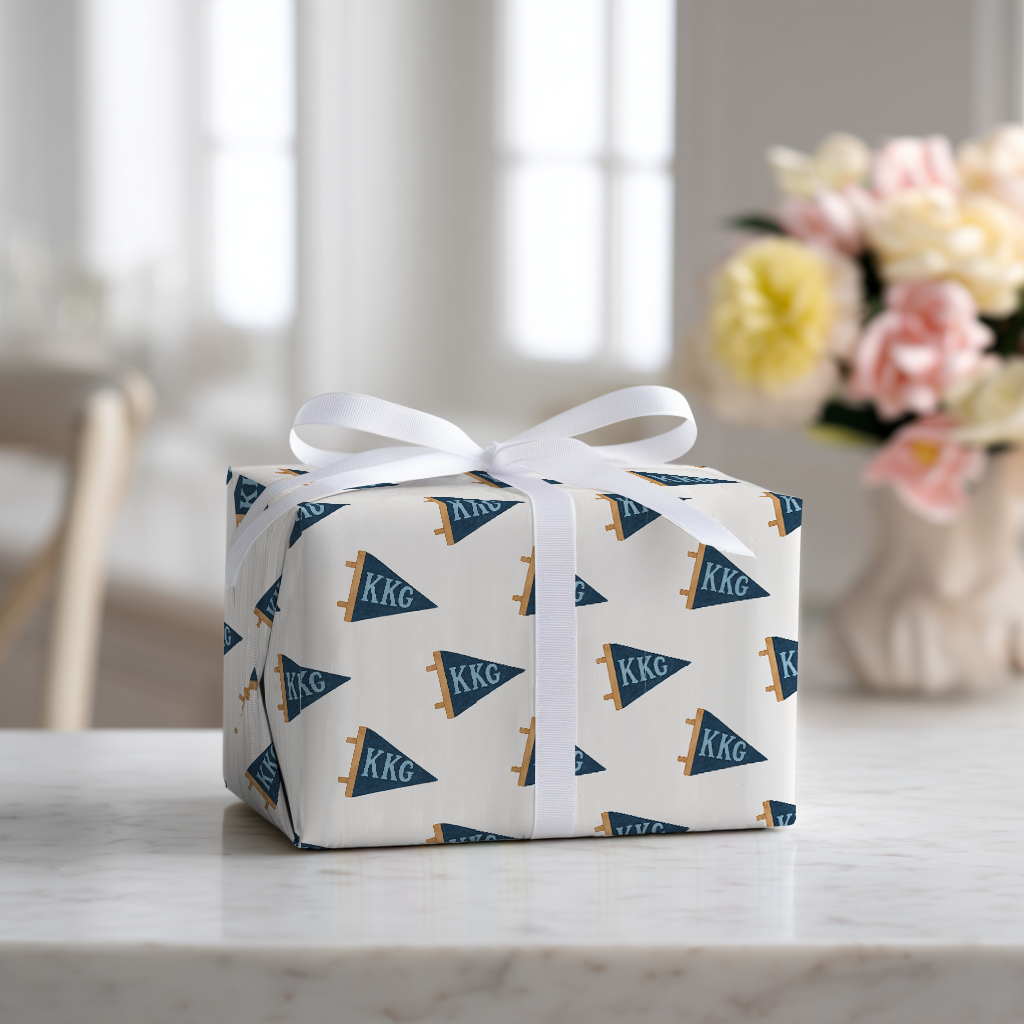 Kappa Kappa Gamma Flag - Wrapping Paper