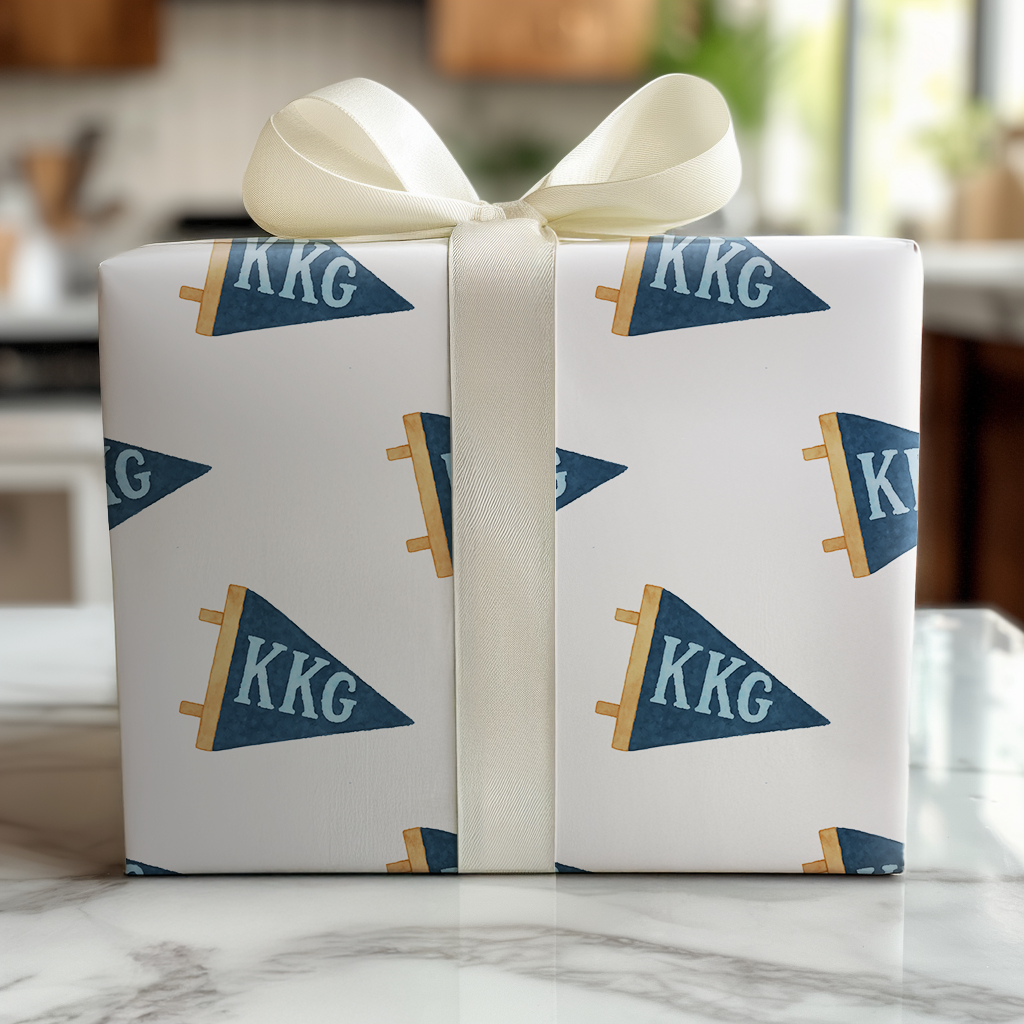 Kappa Kappa Gamma Flag - Wrapping Paper