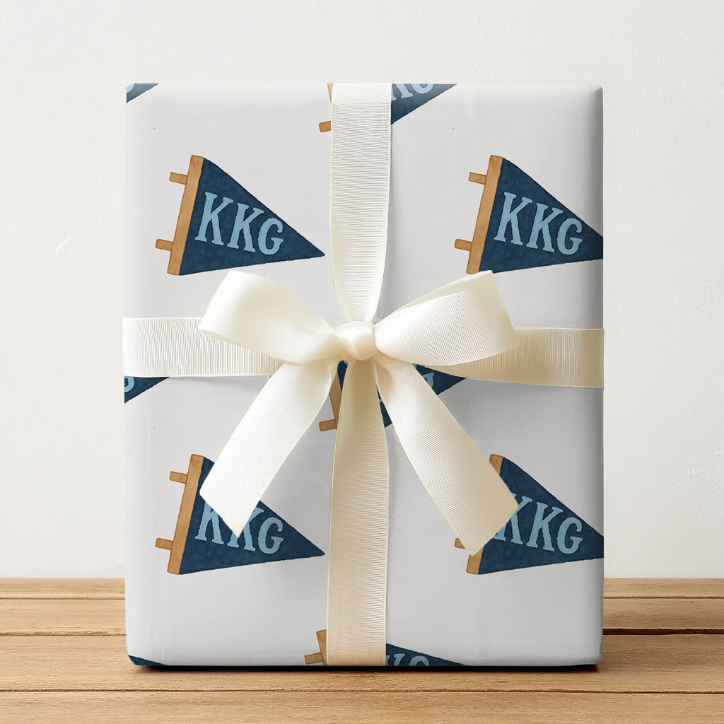 Kappa Kappa Gamma Flag - Wrapping Paper