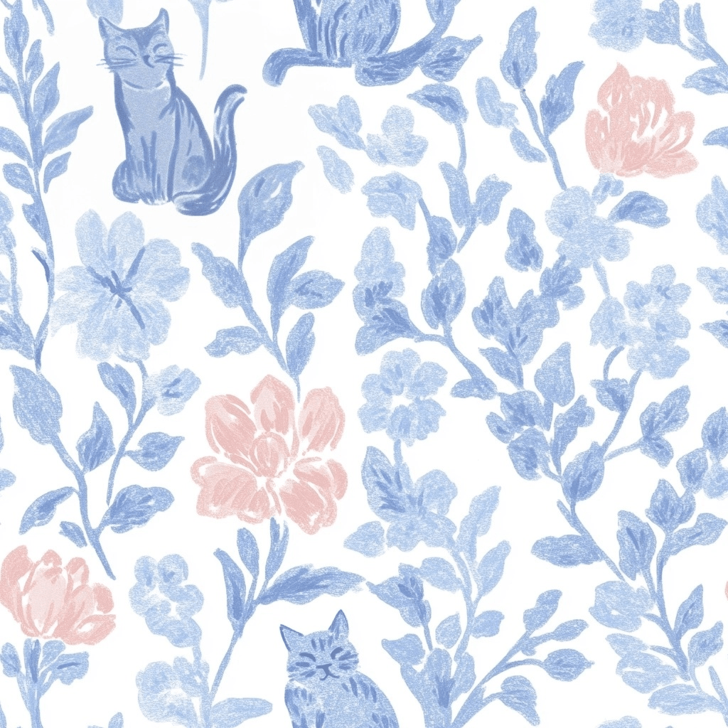 Mod Meow Wallpaper - Lemon Park