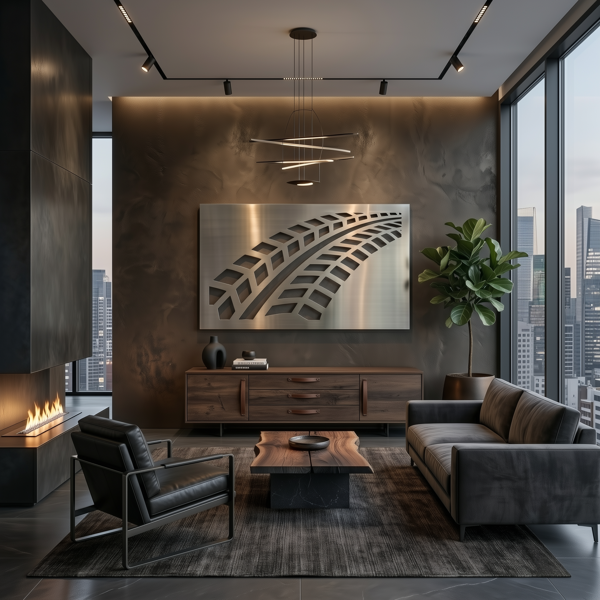 The Tracks - Metal Wall Art