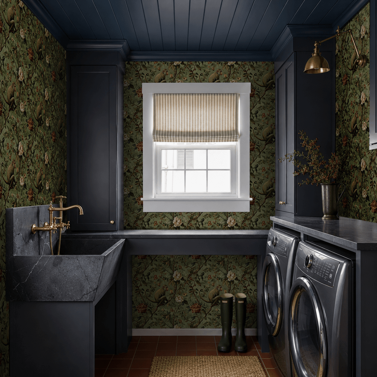 Monkey Business Wallpaper - Painted Paper
