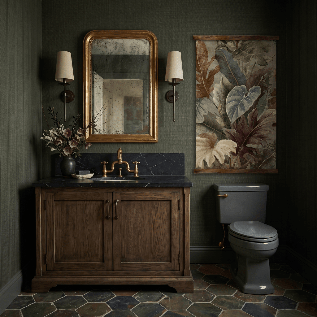 Moody Tropical Layers - Tapestry - Benton Lane Home - Painted Paper