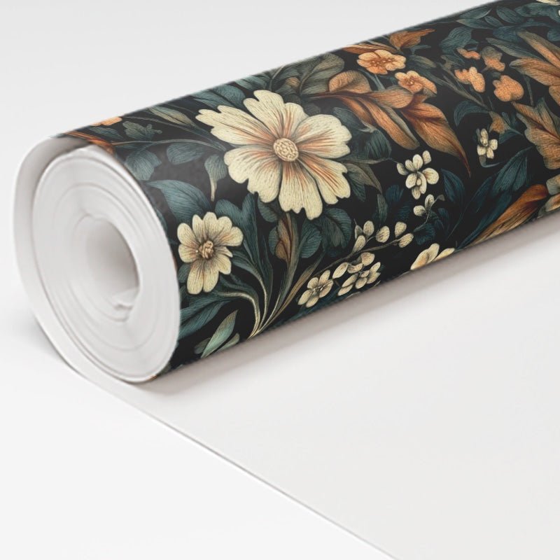 Moonlit Botanica Wallpaper - Benton Lane Home - Painted Paper
