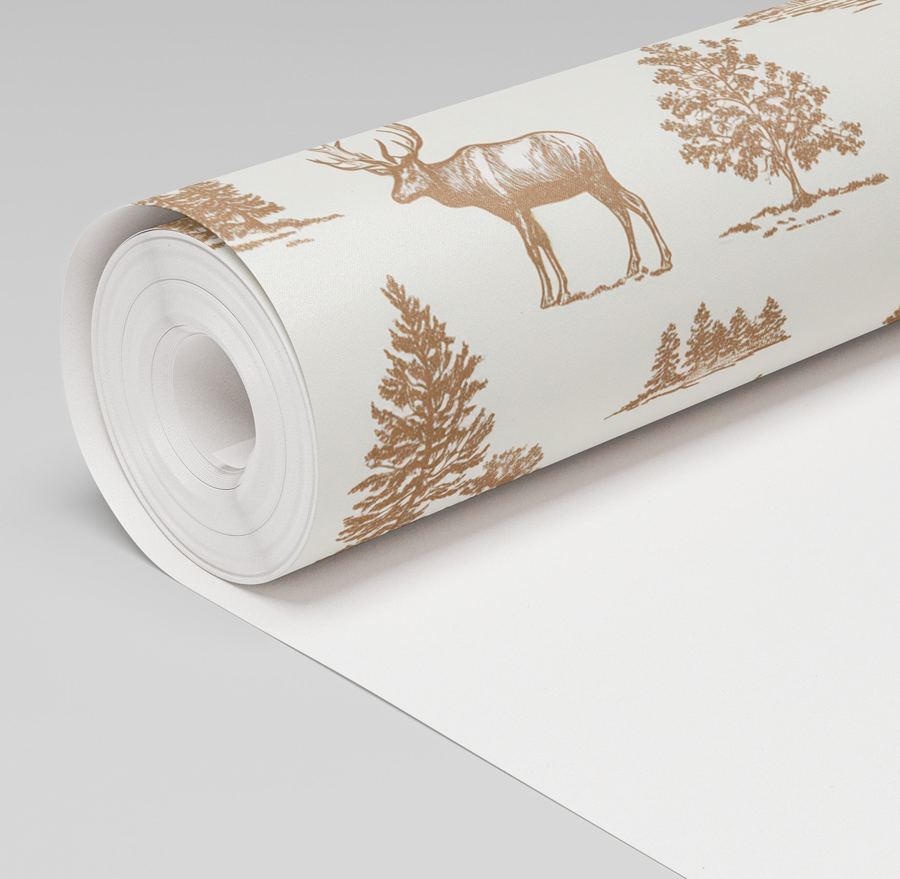 Moose's Lodge Wallpaper - Benton Lane Home - Painted Paper