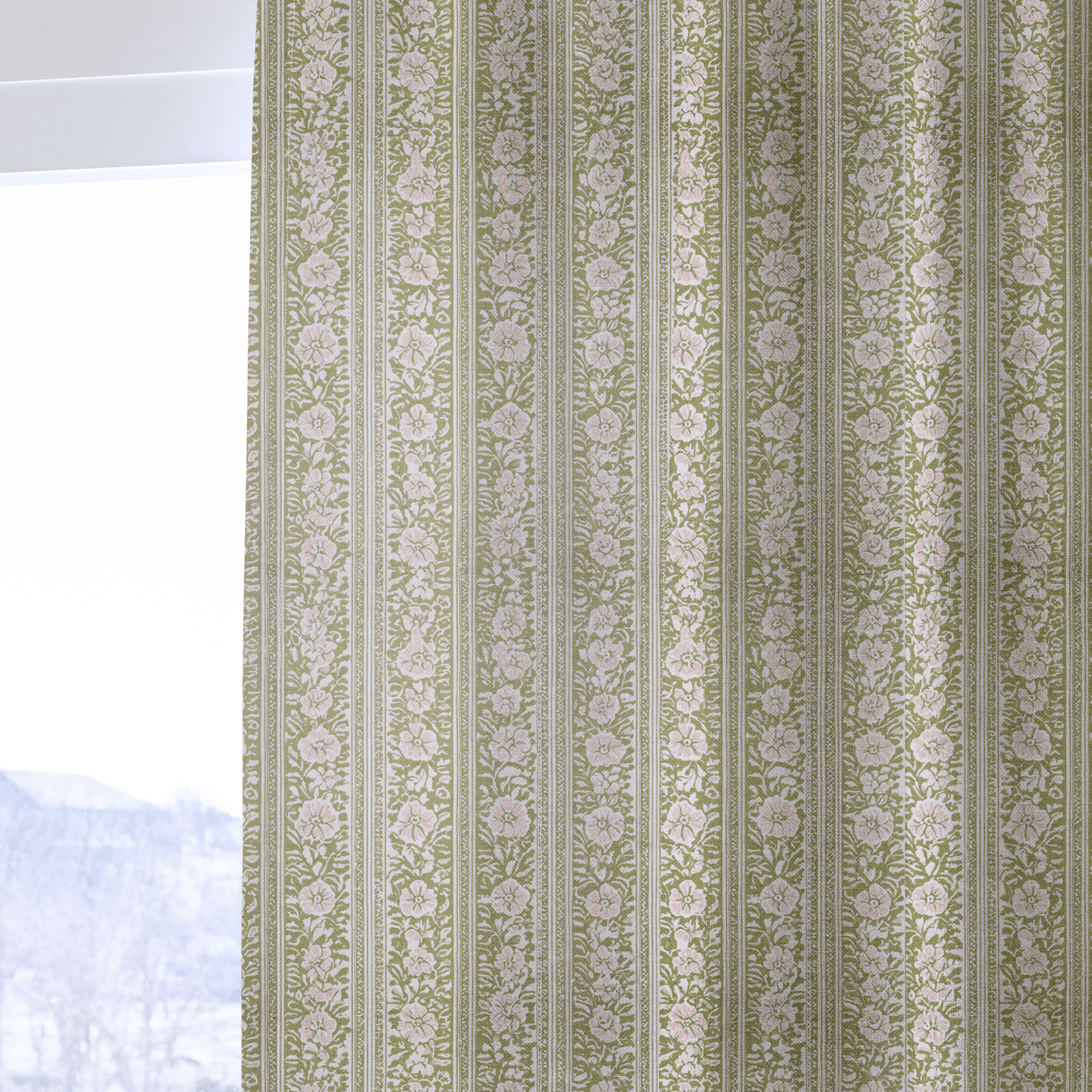 Morning Meadow - Drapery - Benton Lane Home - Lemon Park