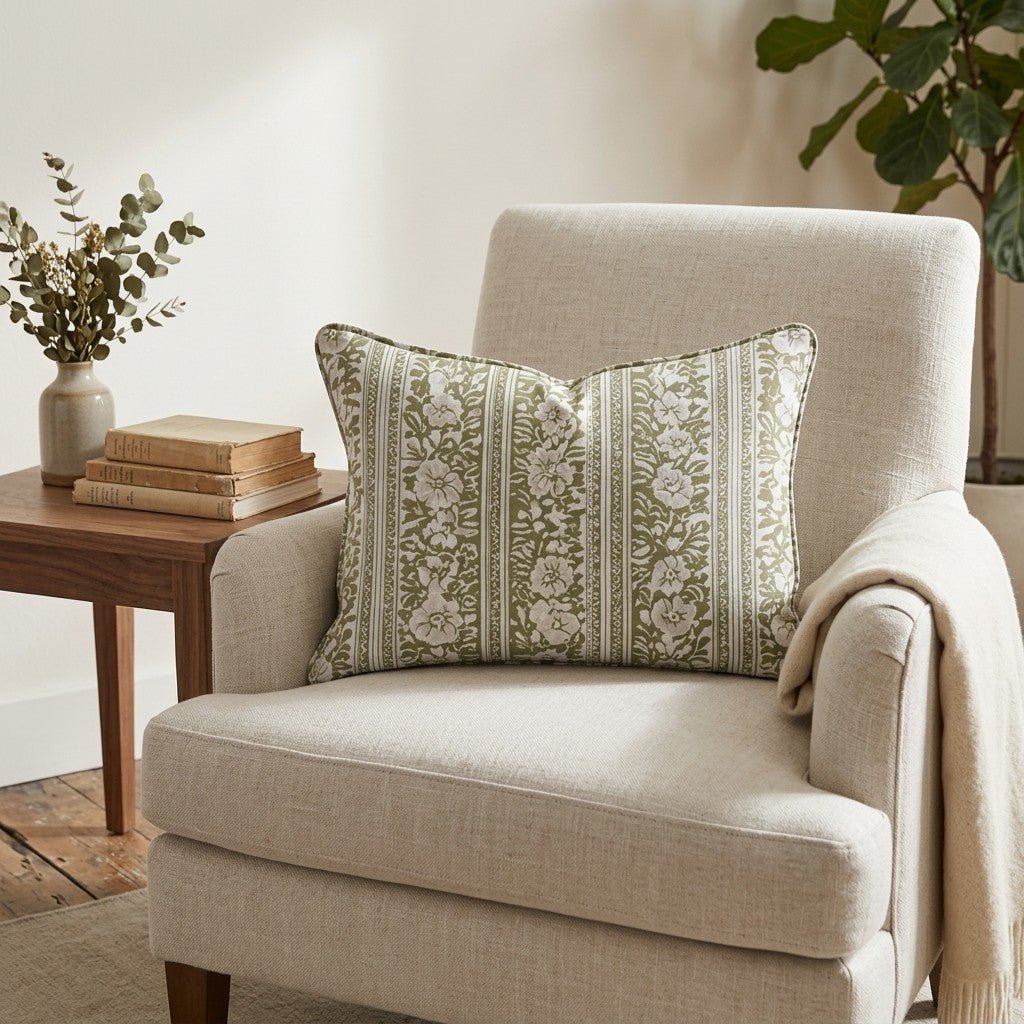 Morning Meadow Throw Pillow - Benton Lane Home - Lemon Park