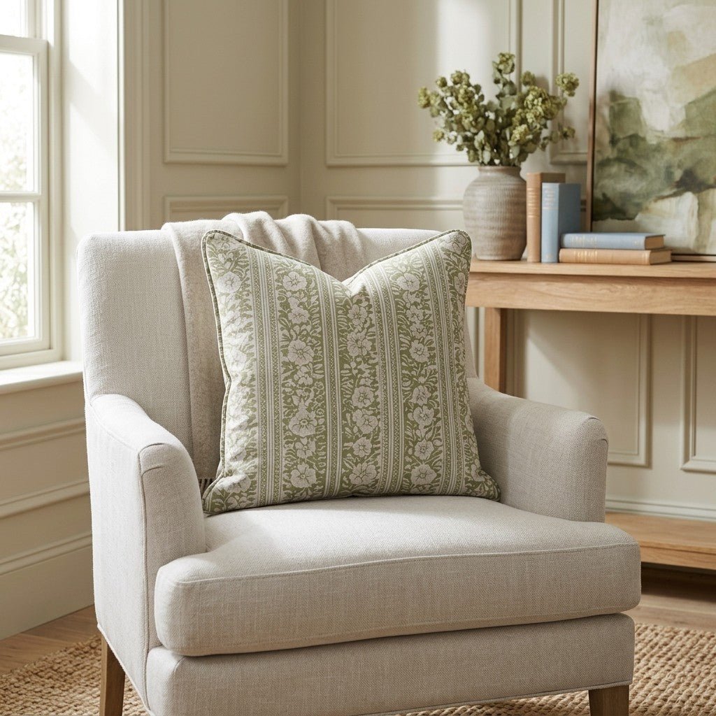 Morning Meadow Throw Pillow - Benton Lane Home - Lemon Park