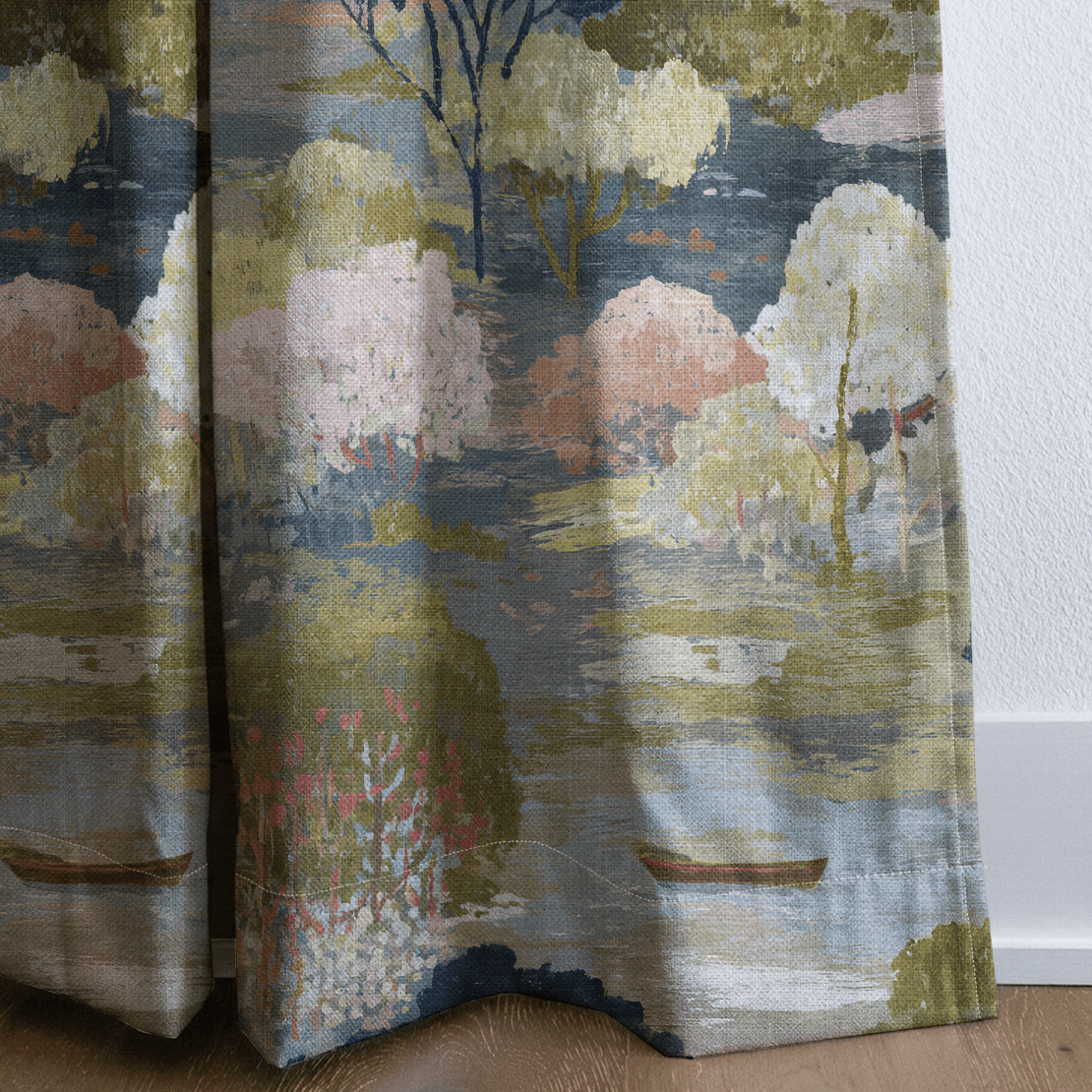 Morning Row - Drapery - Benton Lane Home - Lemon Park