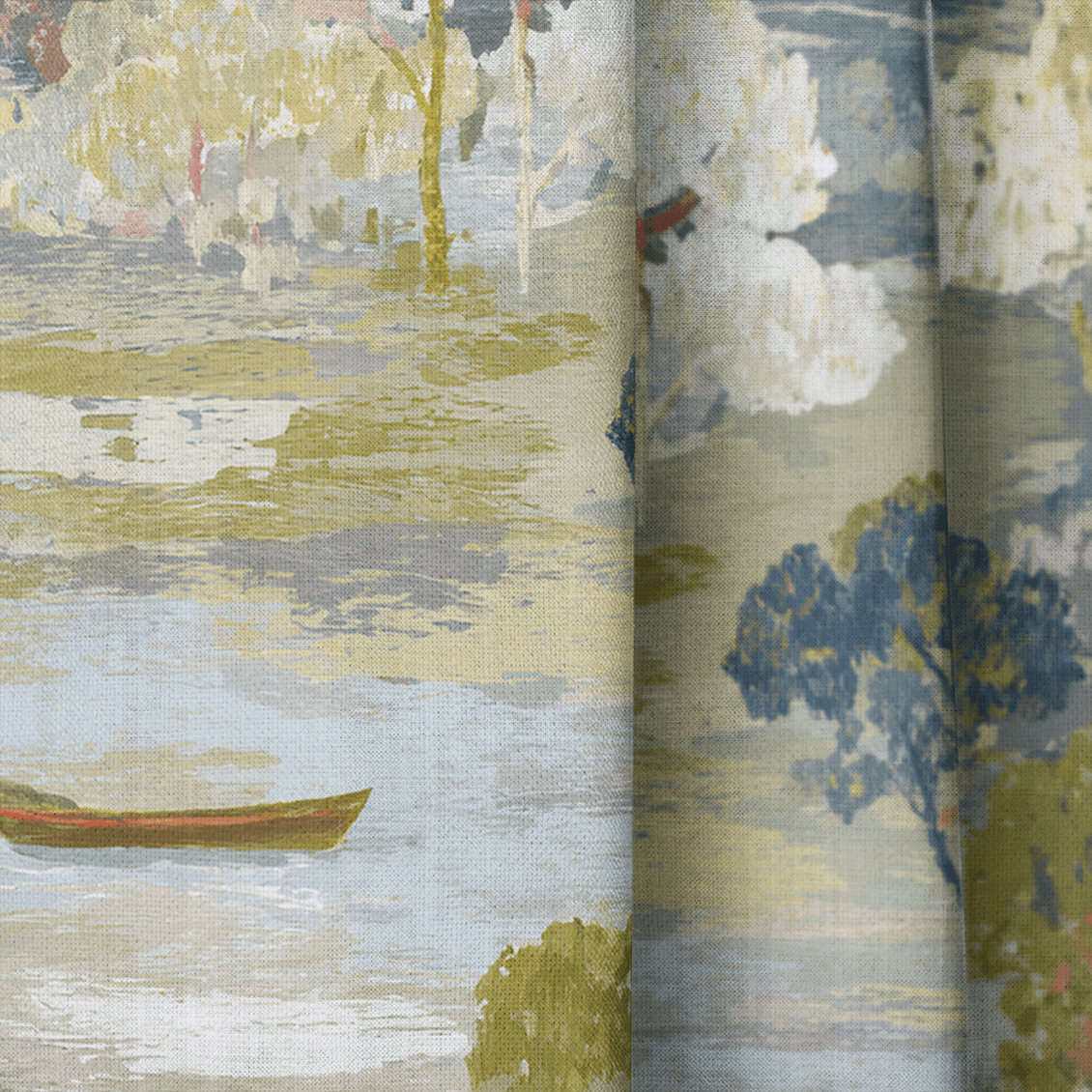 Morning Row - Drapery - Benton Lane Home - Lemon Park