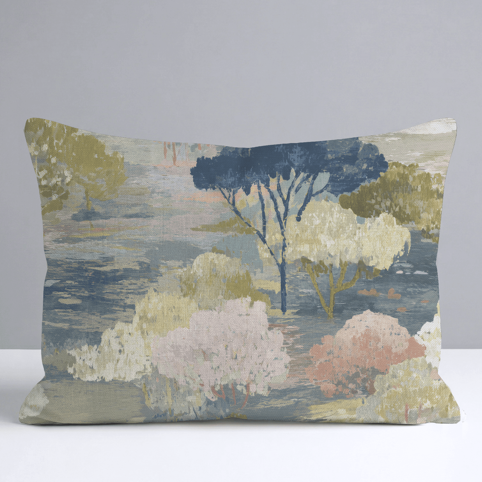Morning Row Throw Pillow - Benton Lane Home - Lemon Park