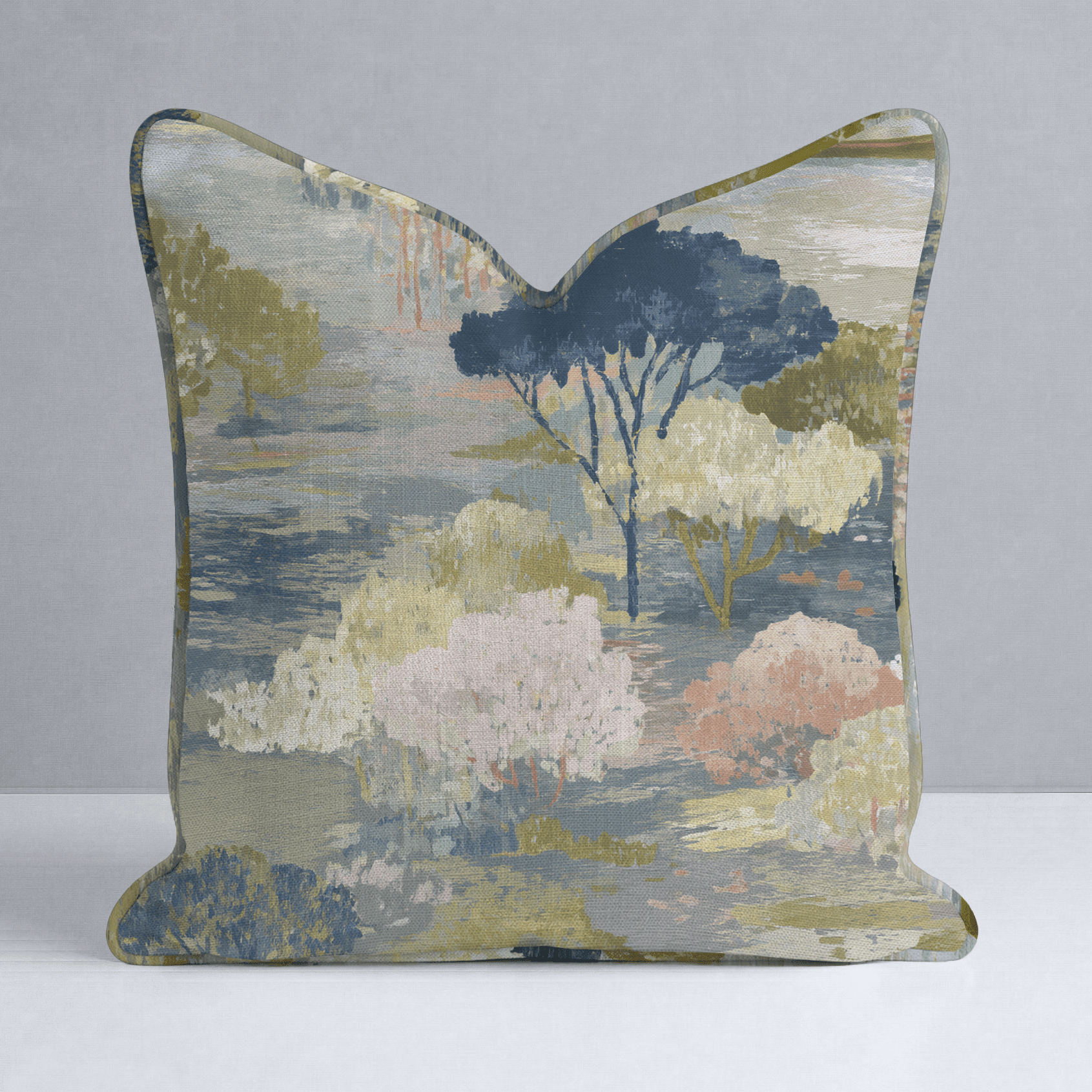 Morning Row Throw Pillow - Benton Lane Home - Lemon Park