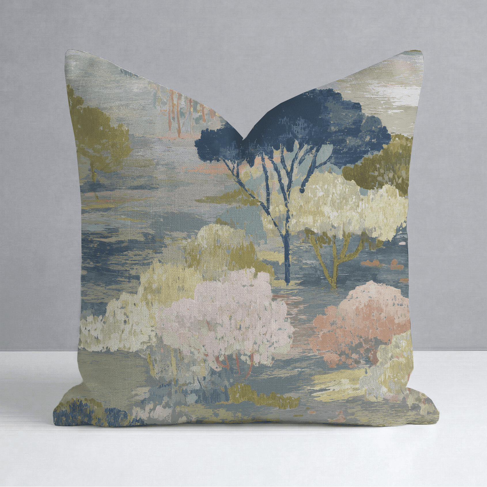 Morning Row Throw Pillow - Benton Lane Home - Lemon Park