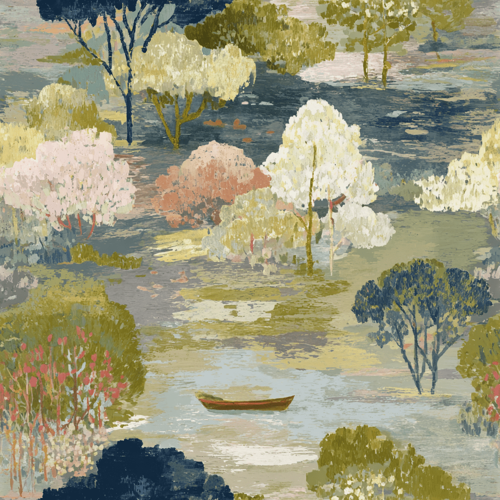 Morning Row Wallpaper - Benton Lane Home - Lemon Park
