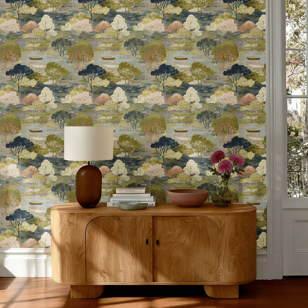 Morning Row Wallpaper - Benton Lane Home - Lemon Park
