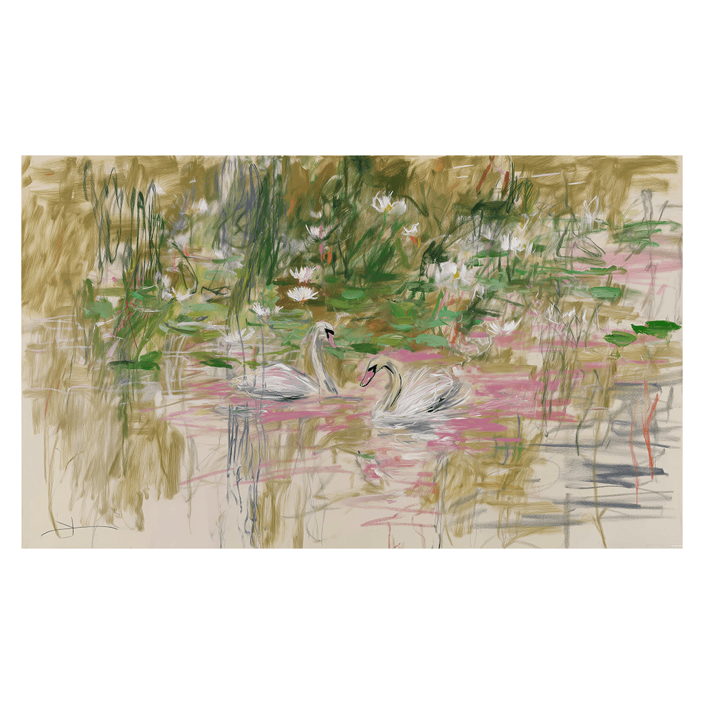Morning Swan - Tapestry - Benton Lane Home - Lemon Park