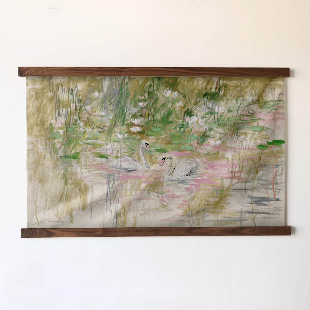 Morning Swan - Tapestry - Benton Lane Home - Lemon Park