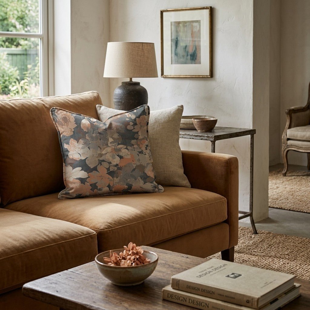 Morvaine Floral Throw Pillow - Benton Lane Home - Hillcroft Home