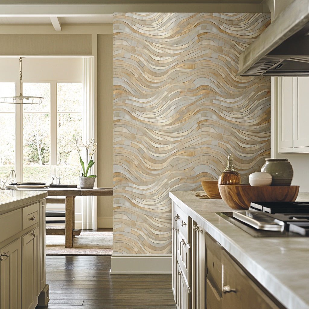 Mosaic Harmony Wallpaper - Benton Lane Home - Painted Paper