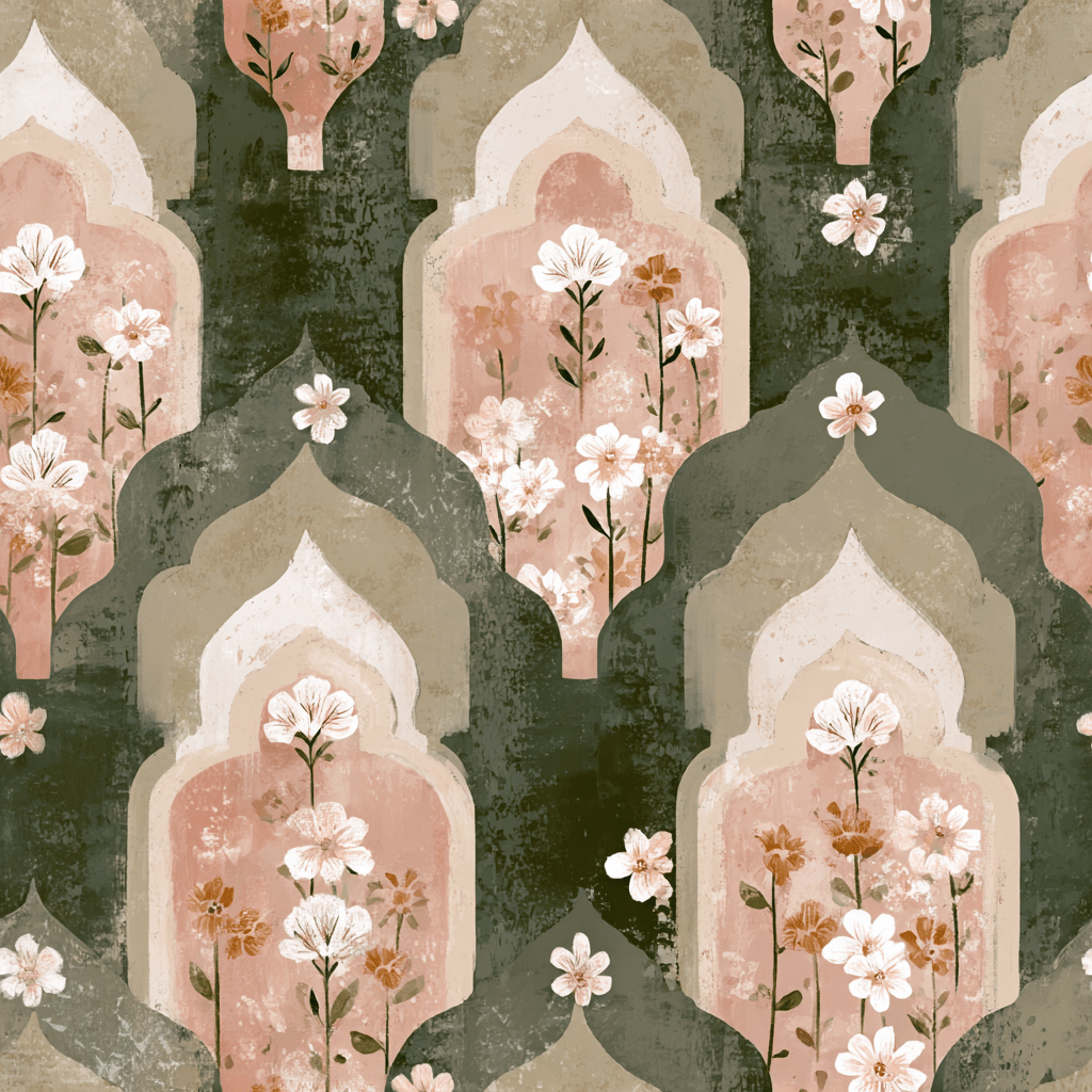 Mosaic Layer Wallpaper - Benton Lane Home - Painted Paper