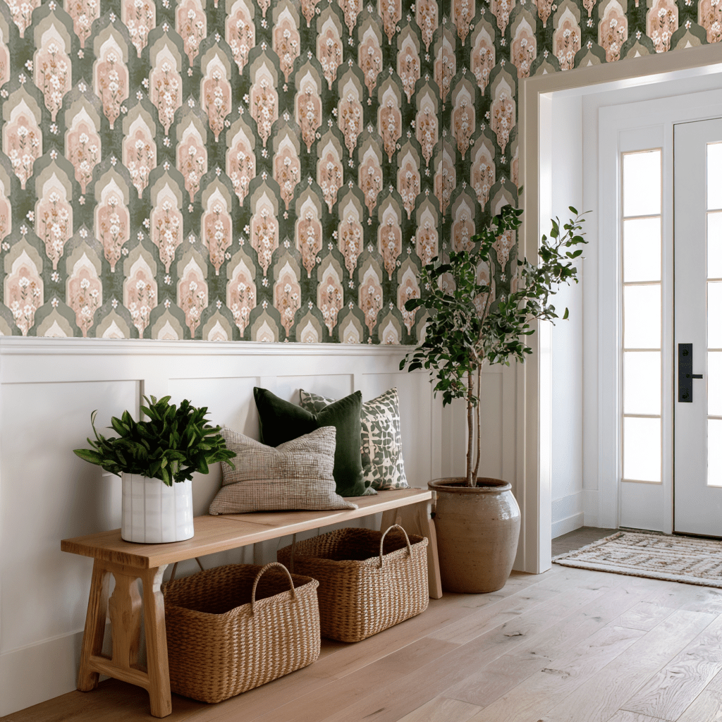 Mosaic Layer Wallpaper - Benton Lane Home - Painted Paper