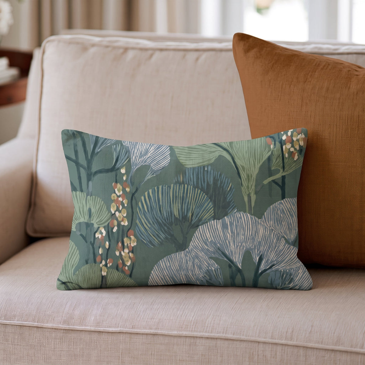 Mosaic Meadow Throw Pillow - Benton Lane Home - Hillcroft Home