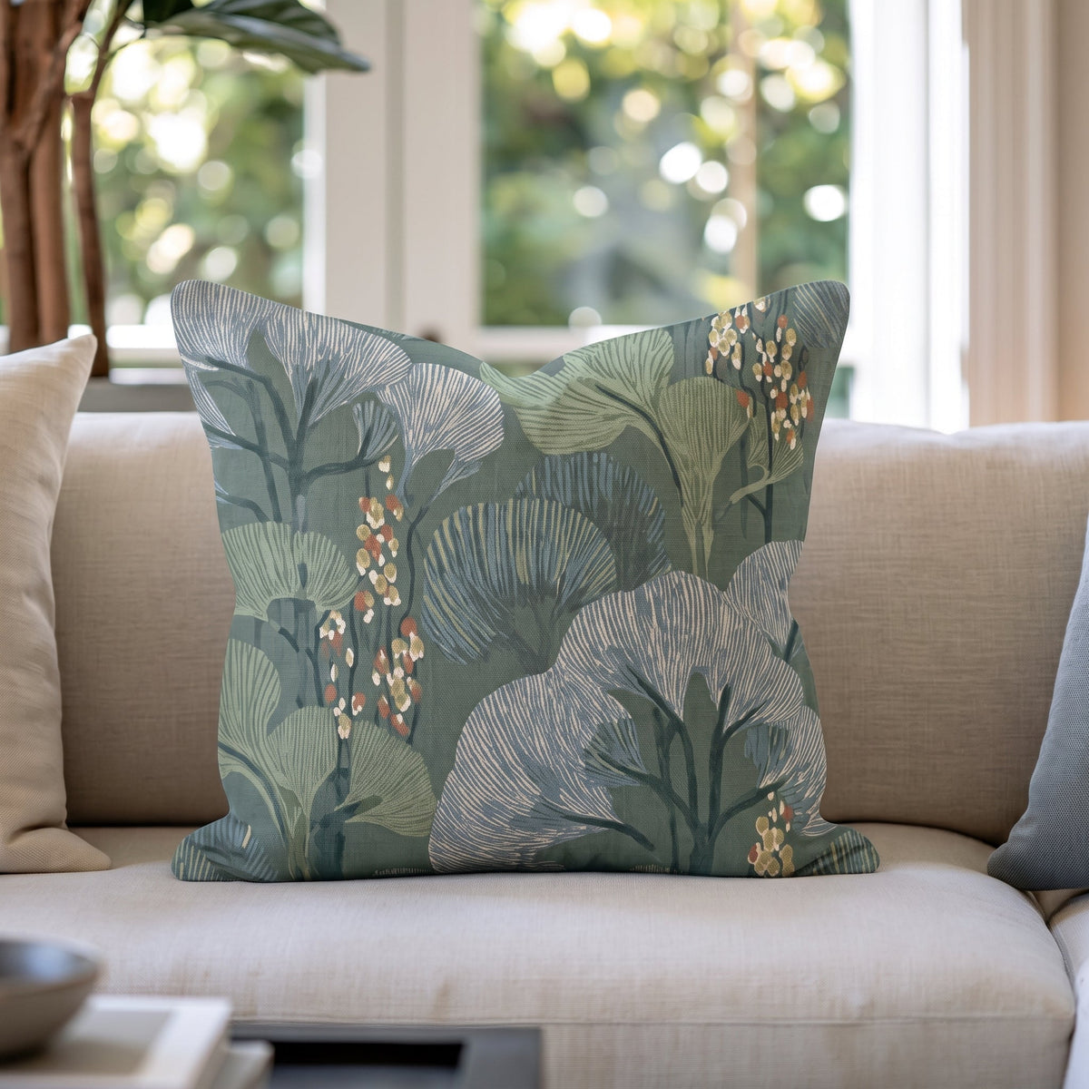 Mosaic Meadow Throw Pillow - Benton Lane Home - Hillcroft Home