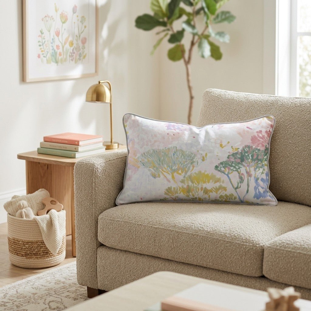 Mossy Path Throw Pillow - Hillcroft Home
