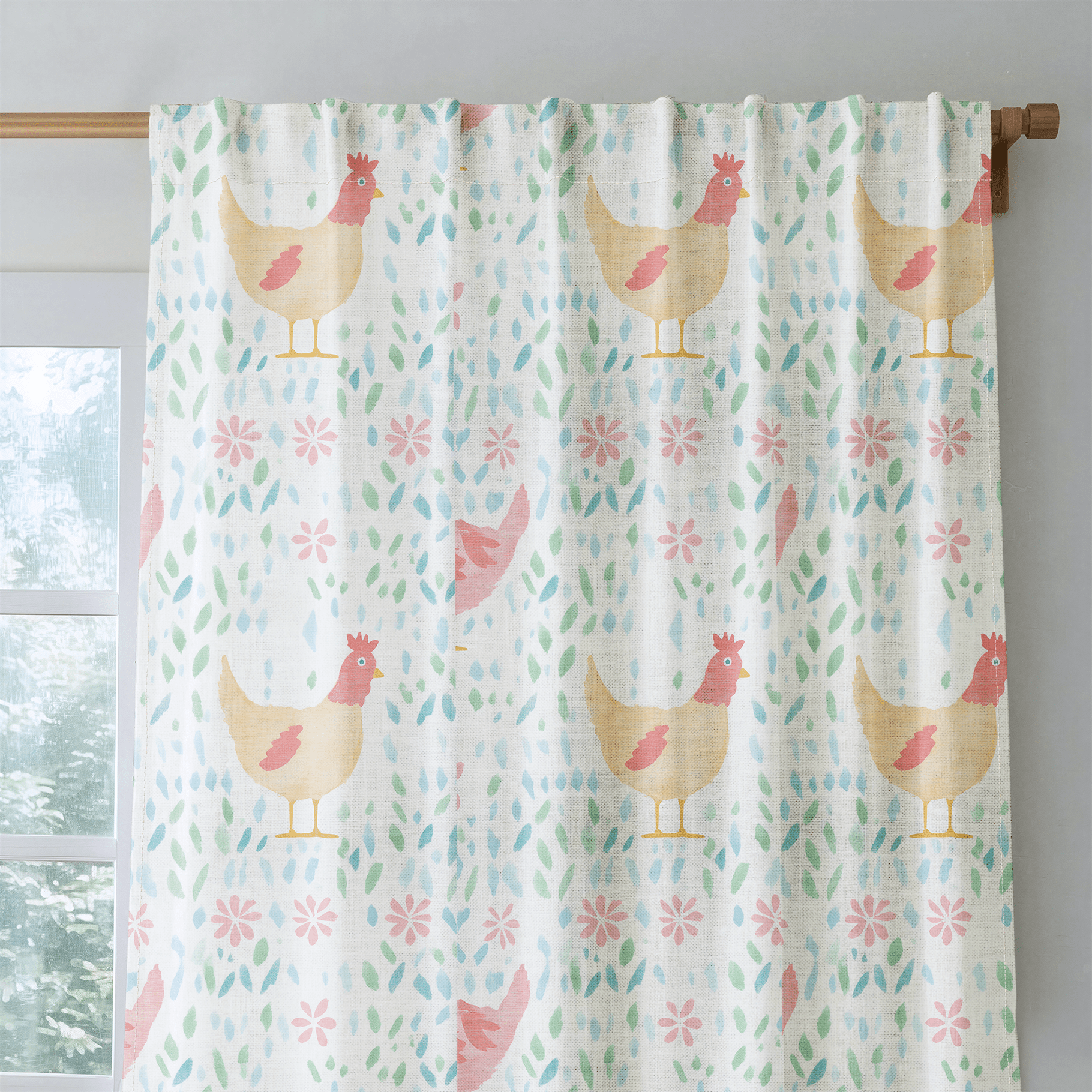 Mother Hen - Drapery - Benton Lane Home - Lemon Park