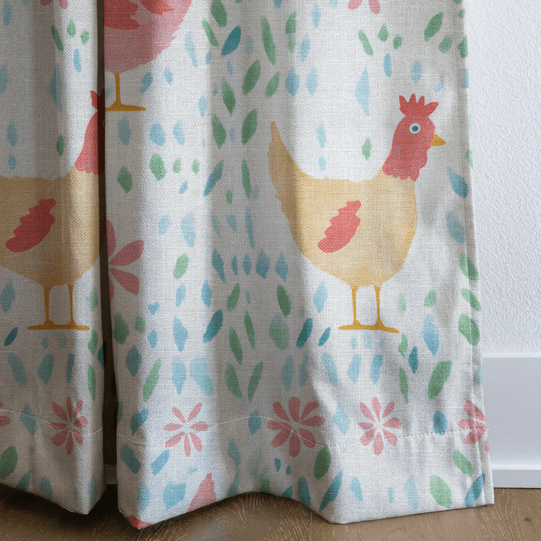 Mother Hen - Drapery - Benton Lane Home - Lemon Park