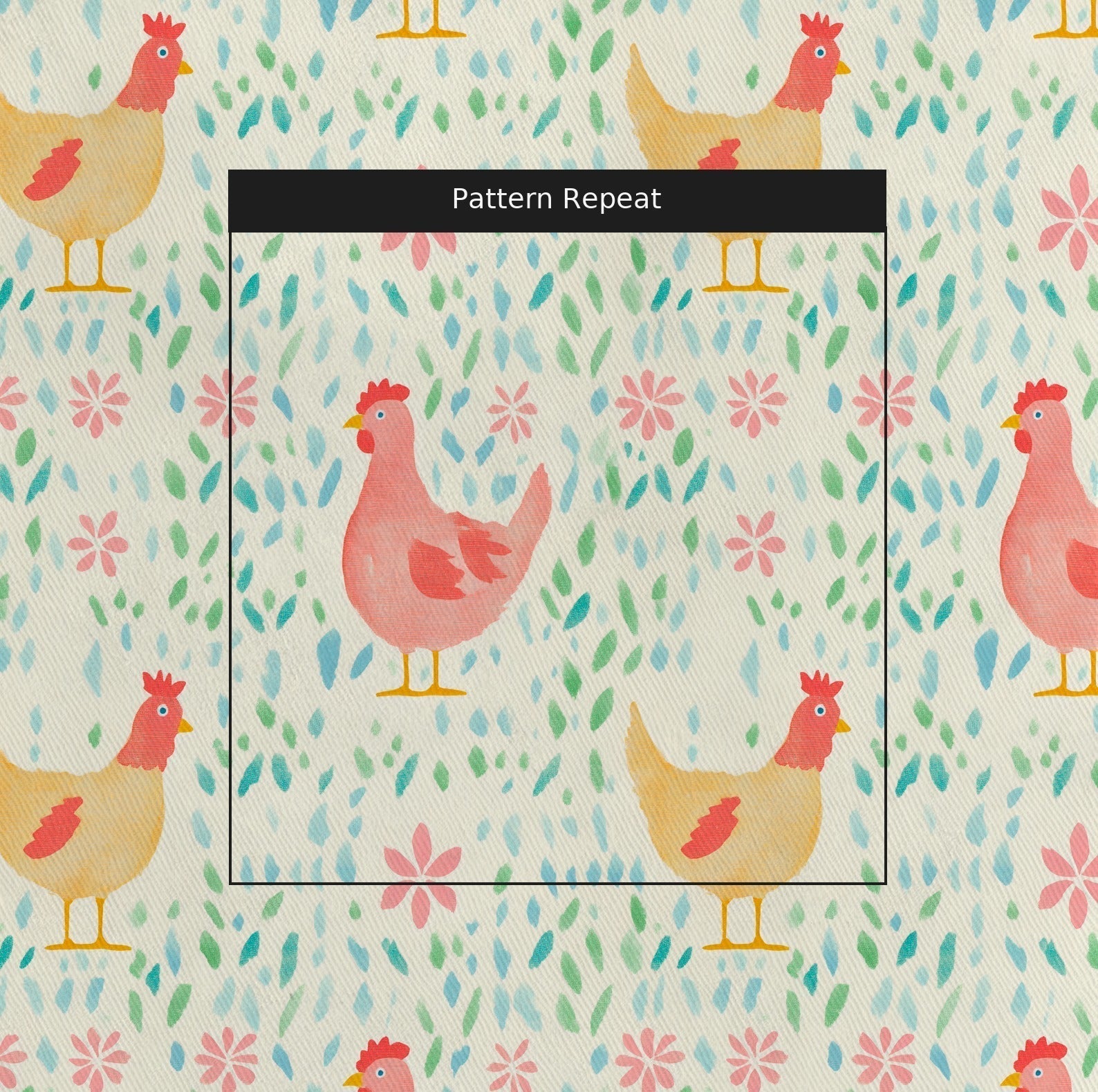 Mother Hen - Fabric - Benton Lane Home - Lemon Park