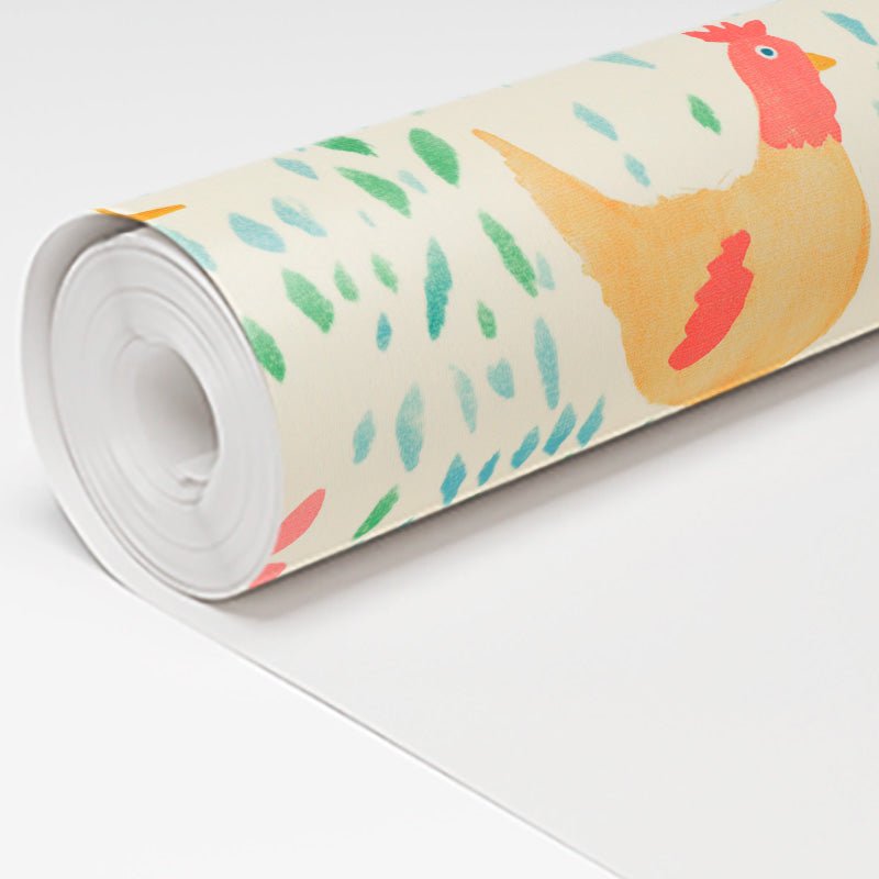 Mother Hen Wallpaper - Benton Lane Home - Lemon Park