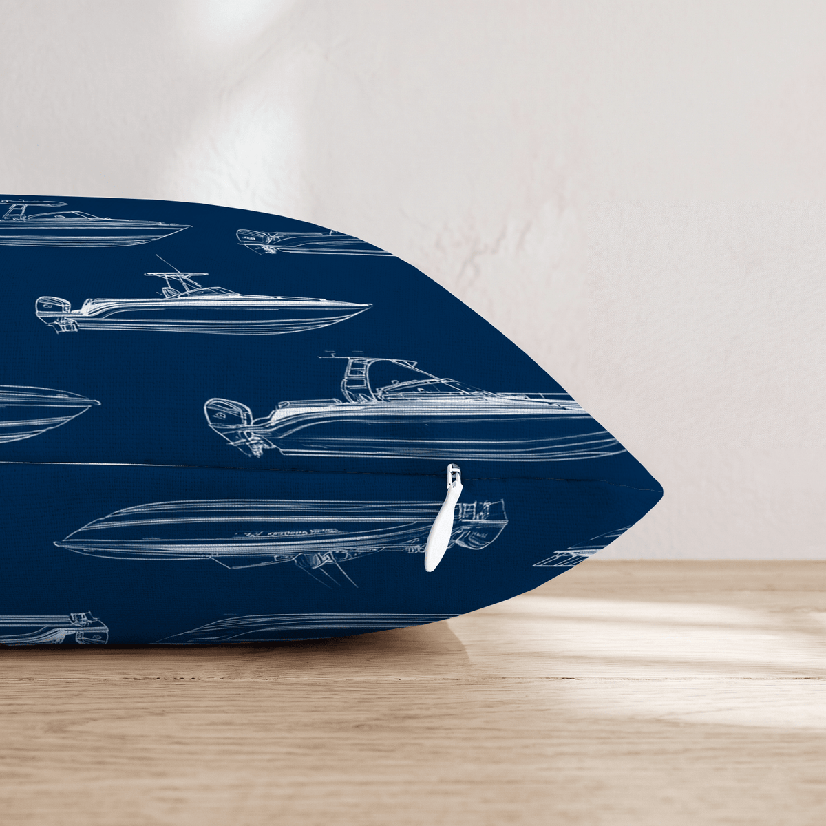Motor Boatin Throw Pillow - Hillcroft Home