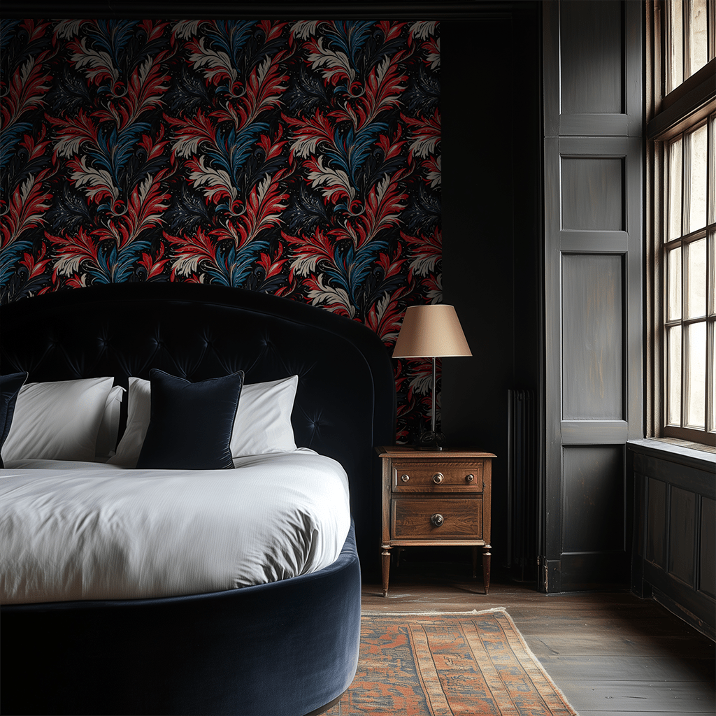 Moulin Bloom Wallpaper - Benton Lane Home - Painted Paper