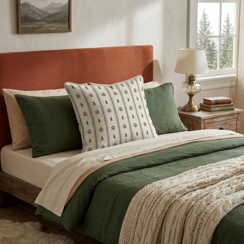 Mountain Home Repeat Throw Pillow - Benton Lane Home - Hillcroft Home