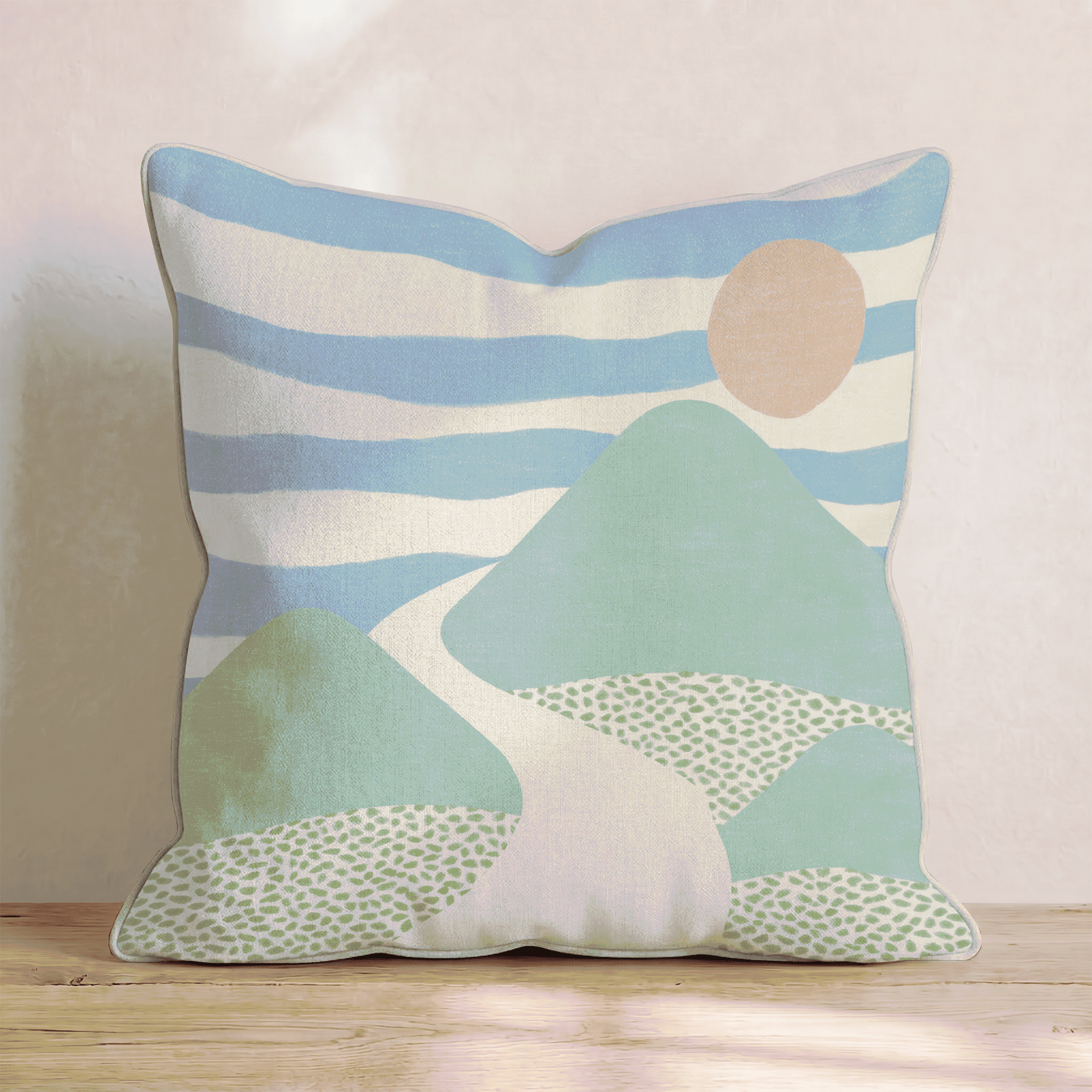 Mountain Pathway Throw Pillow - Benton Lane Home - Hillcroft Home