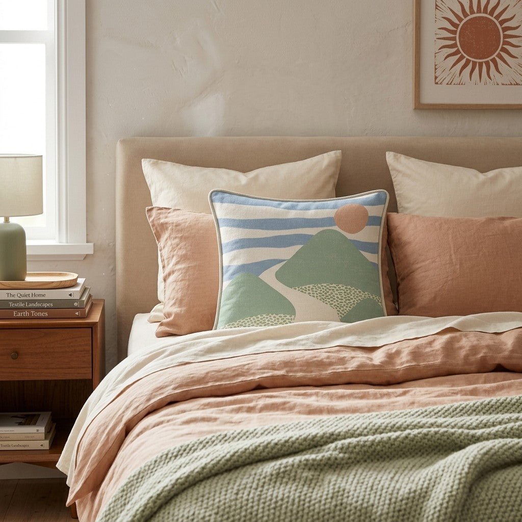 Mountain Pathway Throw Pillow - Benton Lane Home - Hillcroft Home