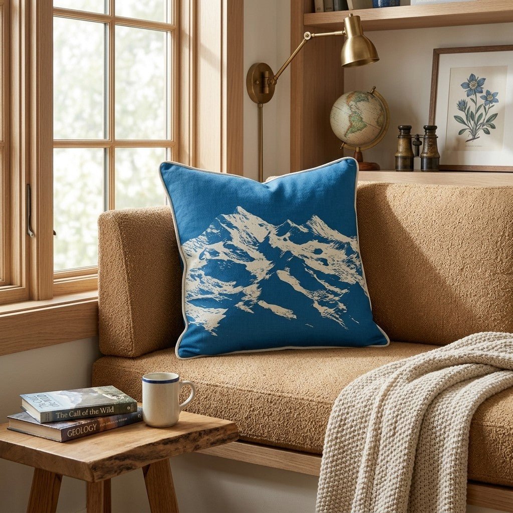 Mountain Peaks Throw Pillow - Benton Lane Home - Hillcroft Home