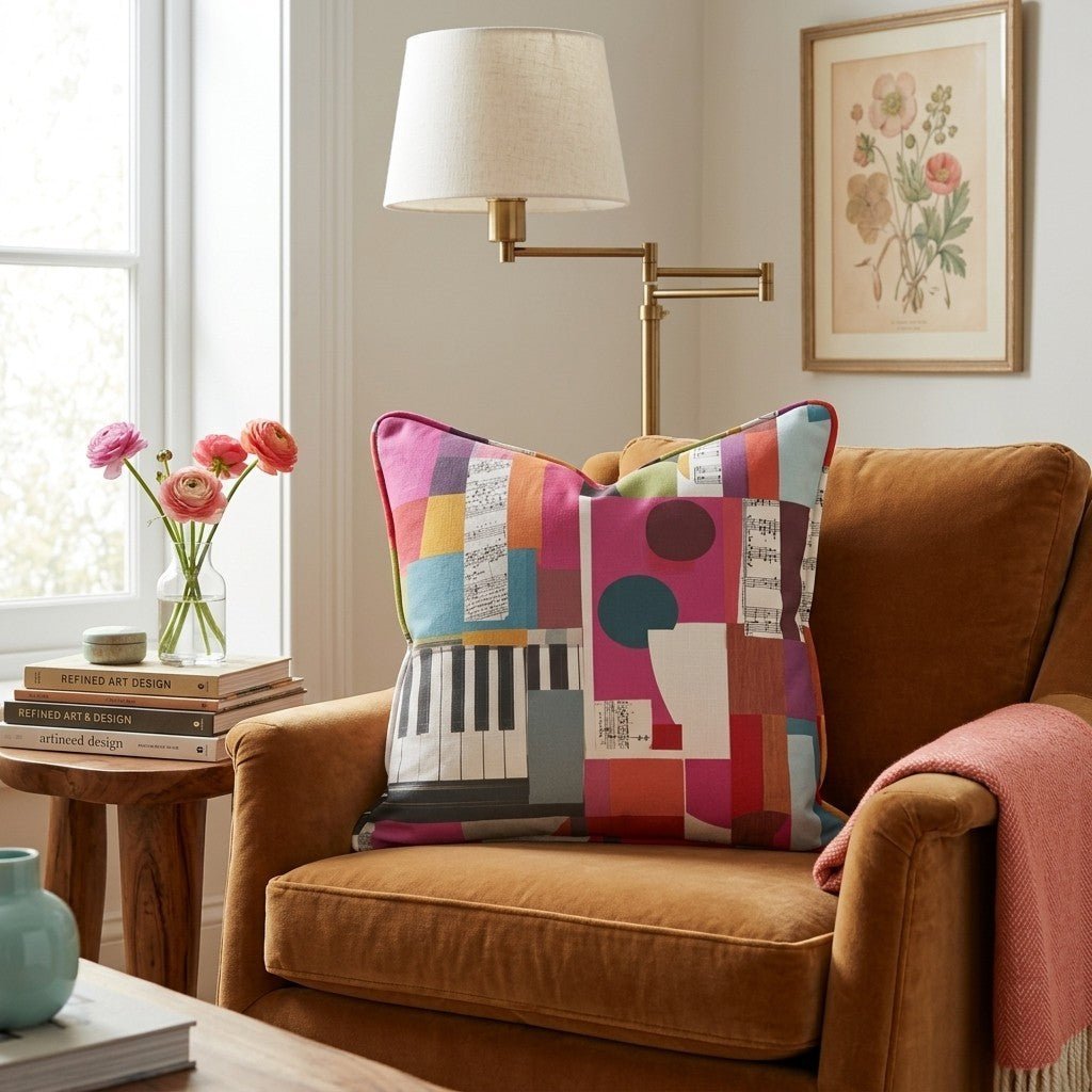 Music in Me Throw Pillow - Benton Lane Home - Hillcroft Home