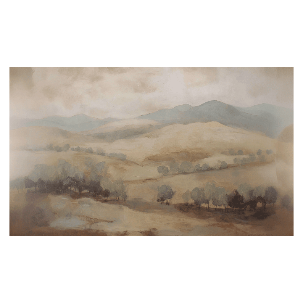 Muted Landscape - Tapestry - Benton Lane Home - Painted Paper