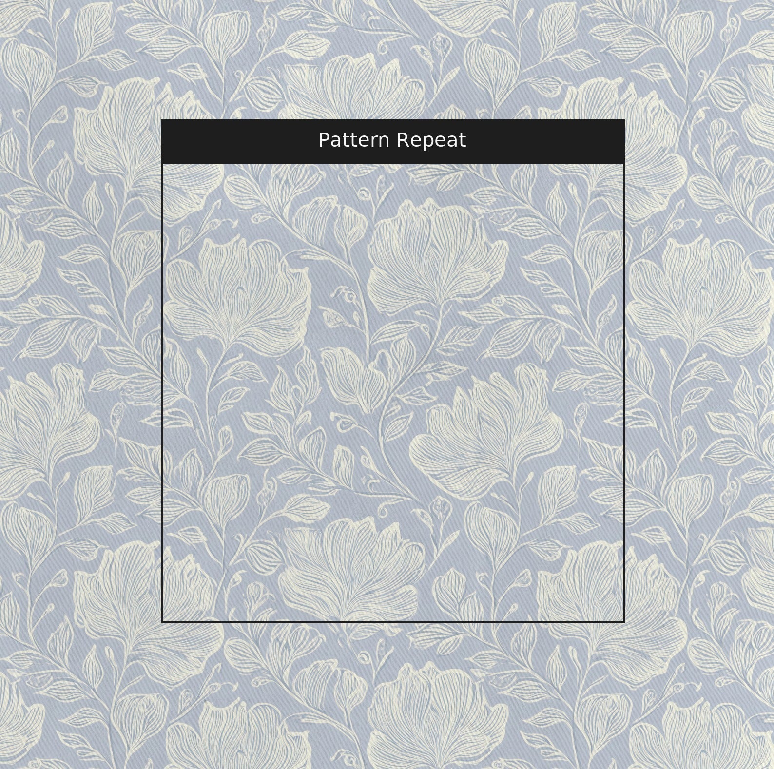 Muted Periwinkle - Fabric - Benton Lane Home - Lemon Park