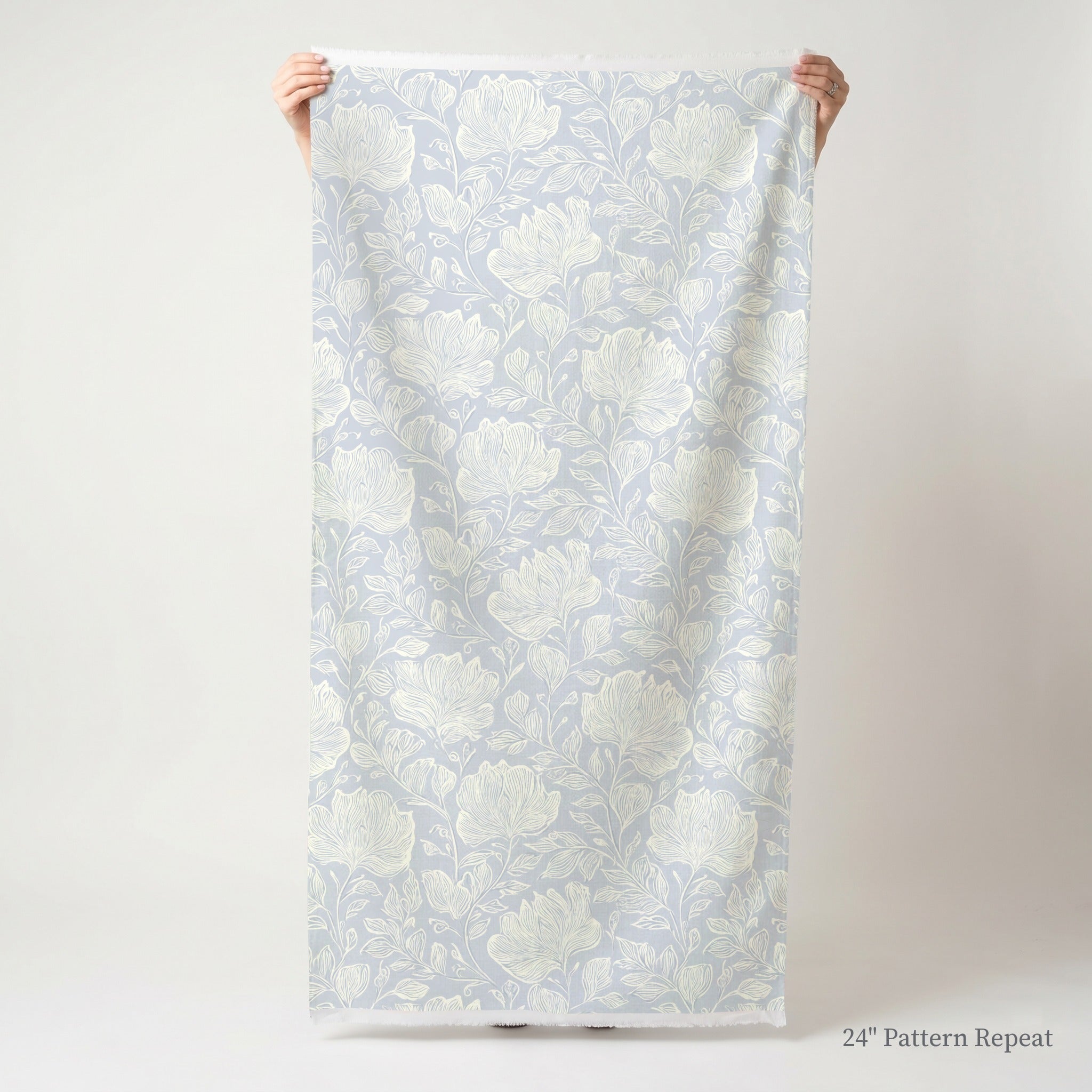Muted Periwinkle - Fabric - Benton Lane Home - Lemon Park