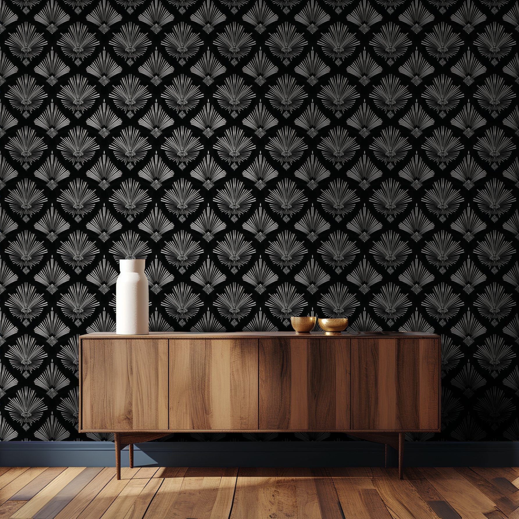 Myrtle Wallpaper - Painted Paper