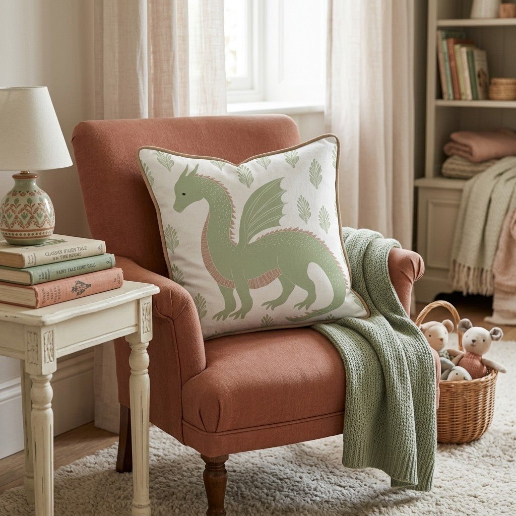 Mystical Dragon Throw Pillow - Benton Lane Home - Hillcroft Home
