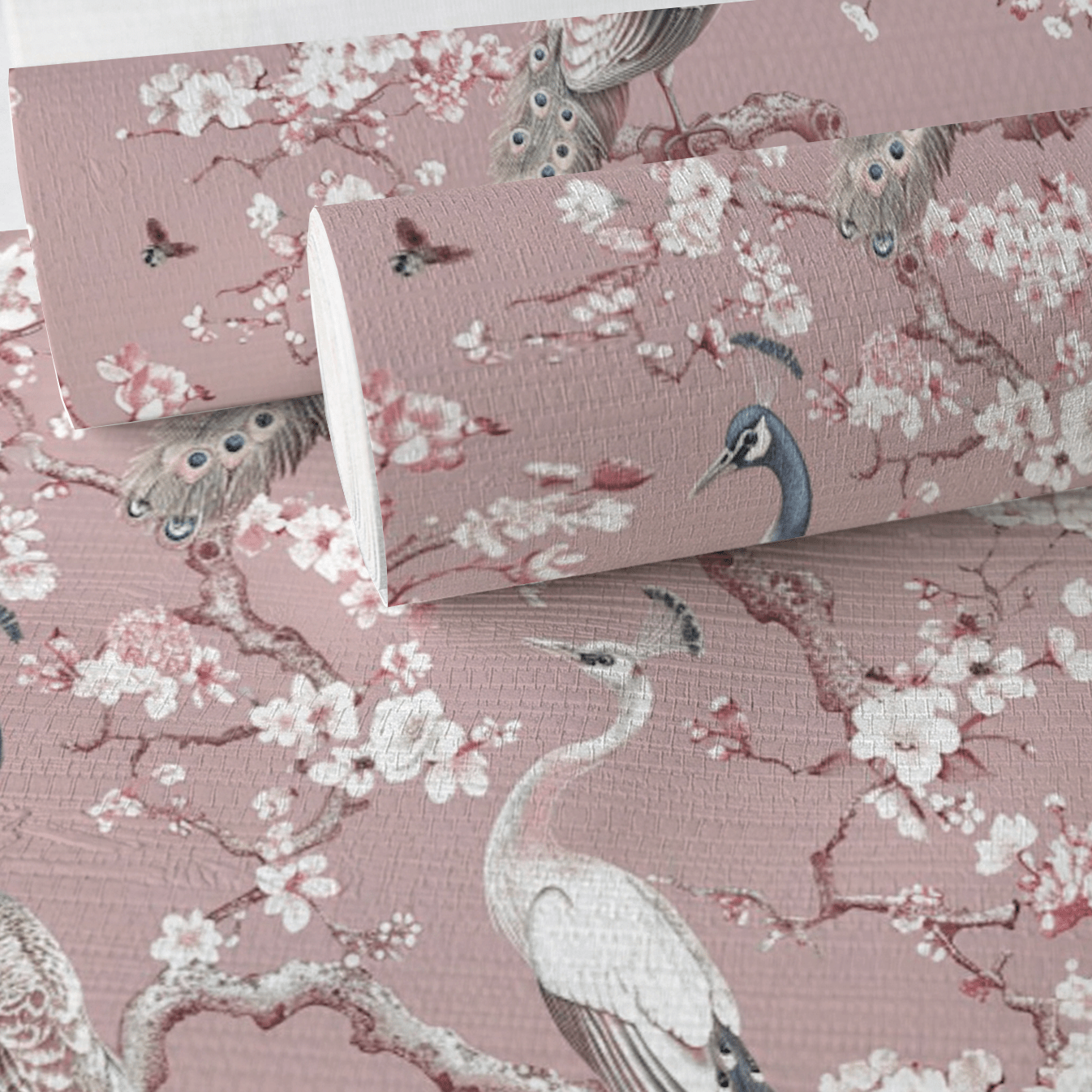 Naomi Faux Grasscloth Wallpaper - Painted Paper