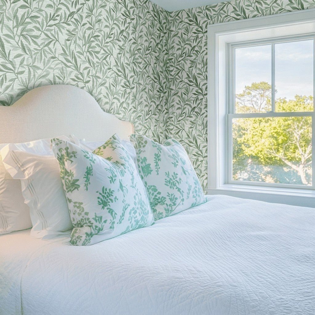 Naples Faux Grasscloth Wallpaper - Benton Lane Home - Lemon Park