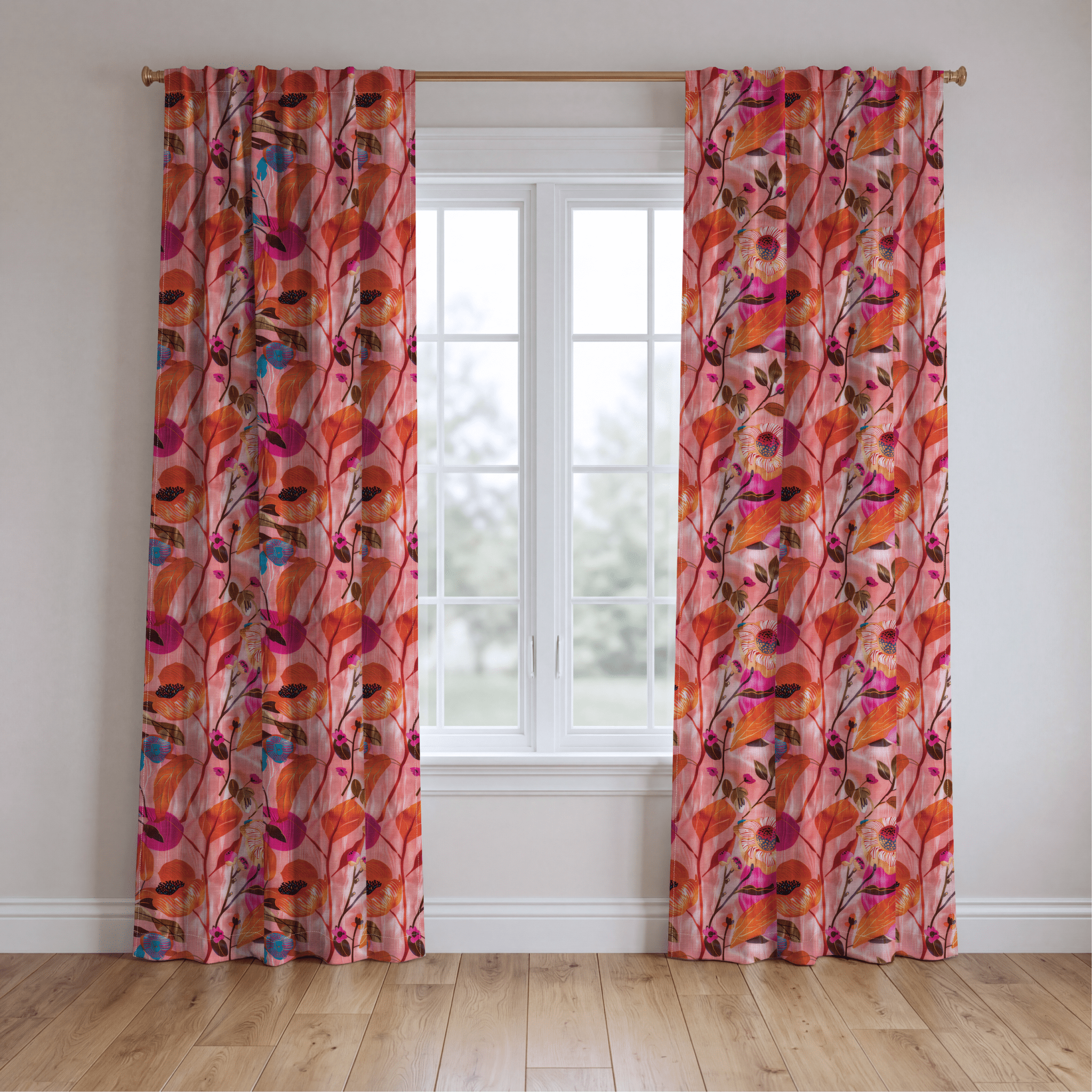 Natalia's Tropical Tapestry - Drapery - Benton Lane Home - Lemon Park