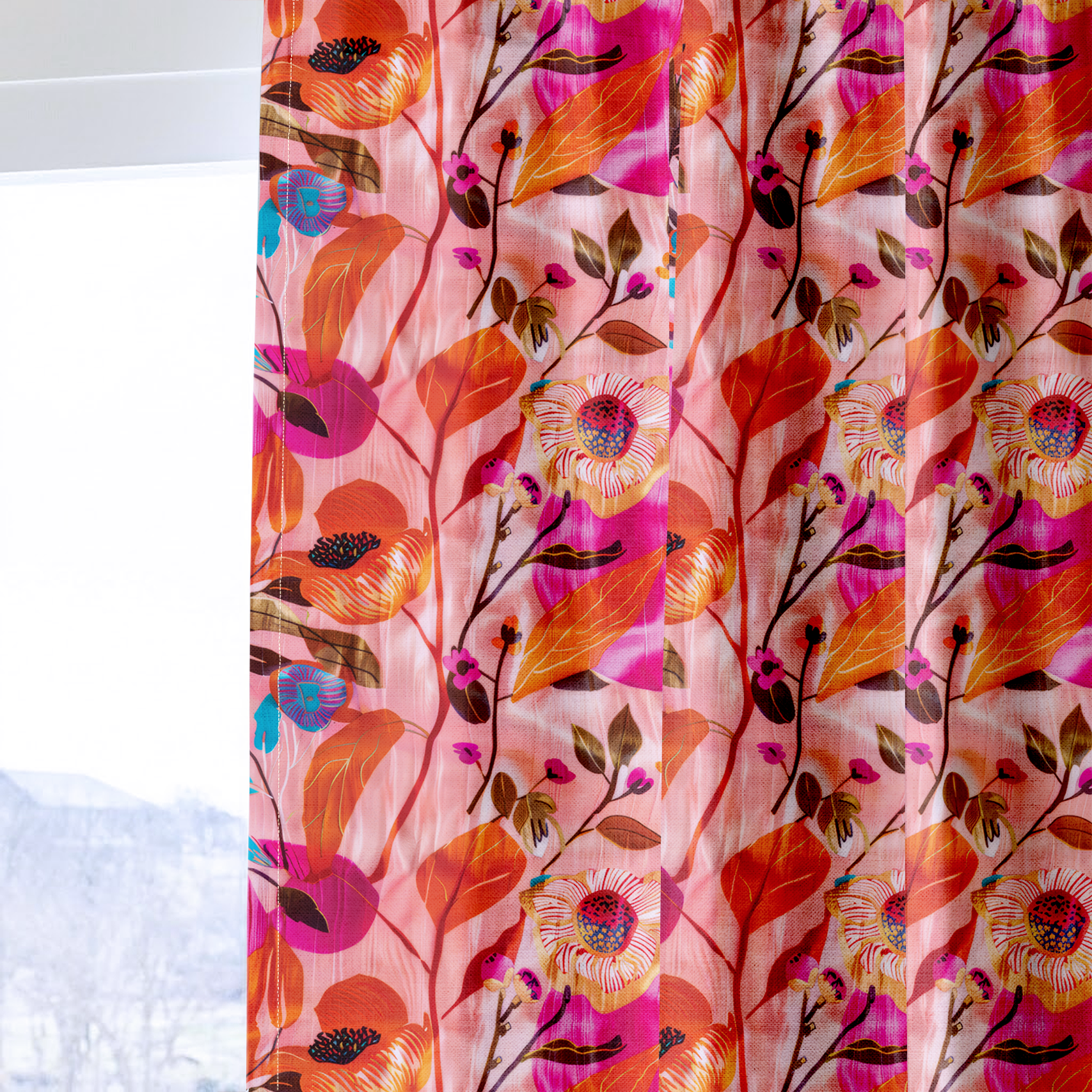 Natalia's Tropical Tapestry - Drapery - Benton Lane Home - Lemon Park