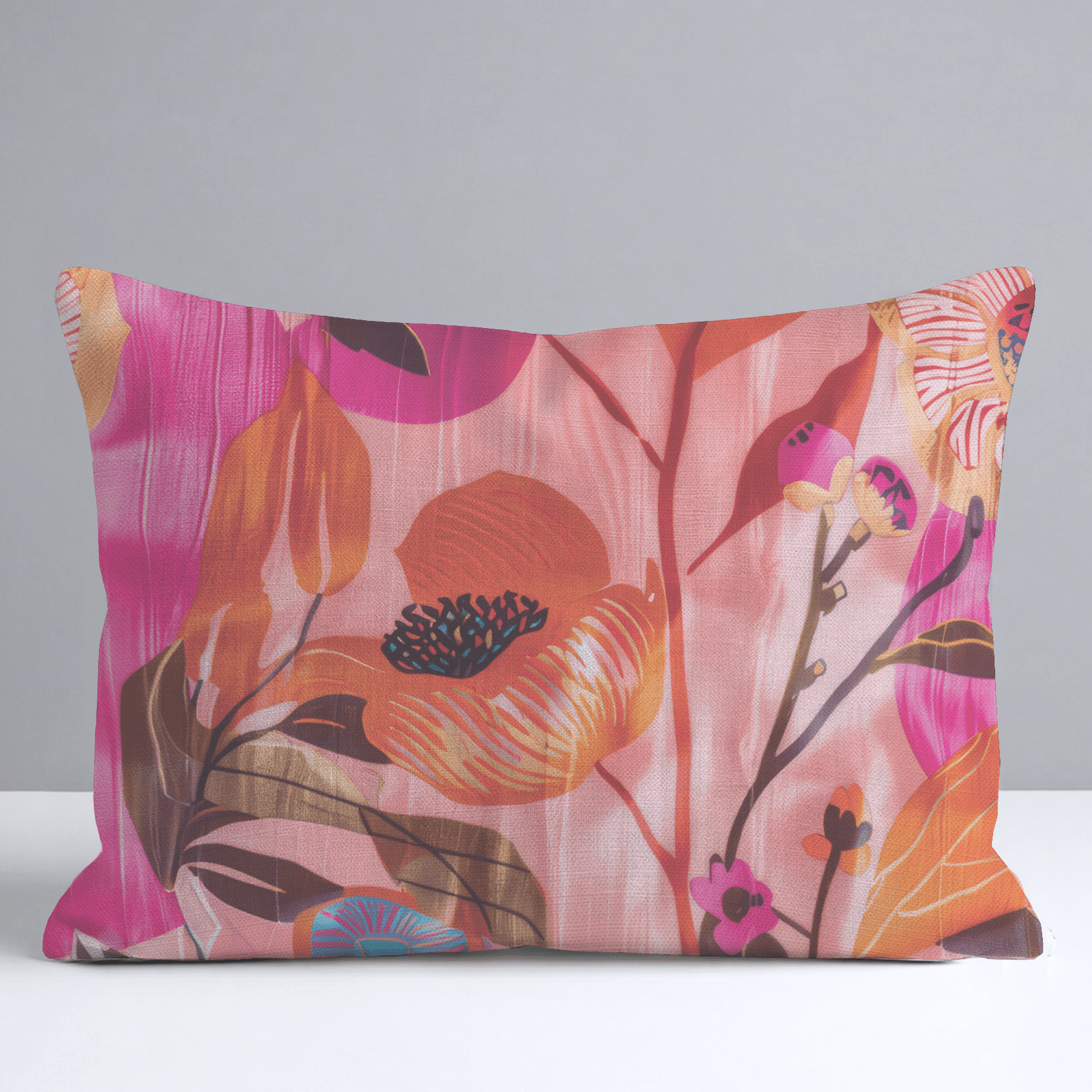 Natalia's Tropical Tapestry Throw Pillow - Benton Lane Home - Lemon Park