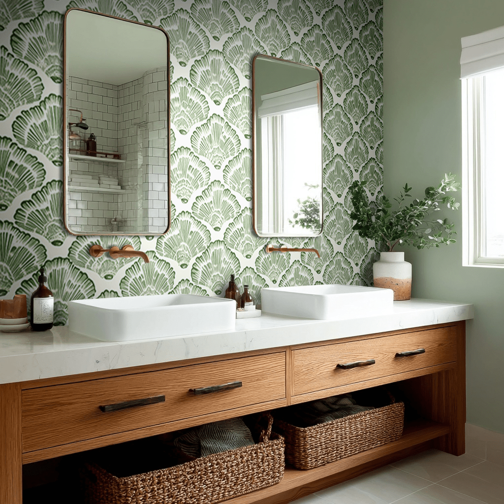 Nathaline Wallpaper - Painted Paper